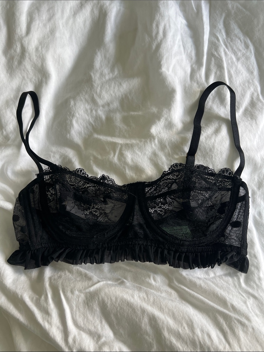 Honeydew Intimates Black Lace Underwire Bra